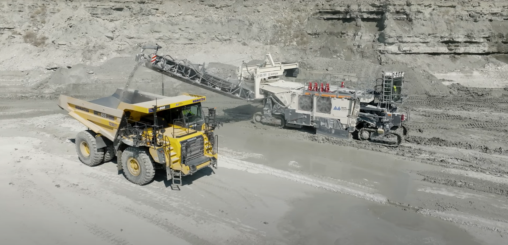 Continuous Surface Miner into Haul Truck