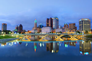 Rich Street Bridge with Lights