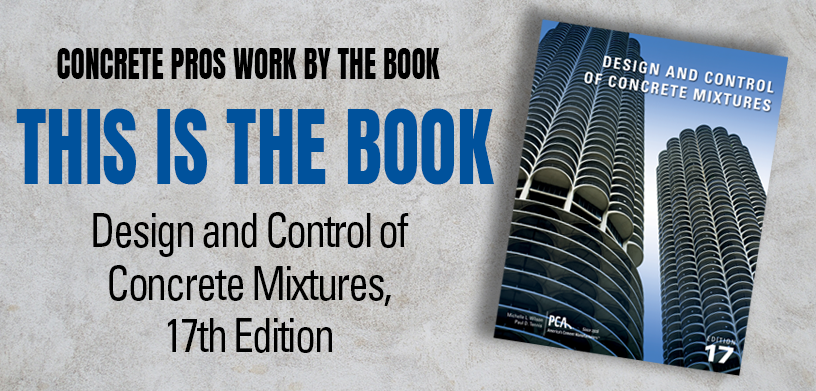 Design & Control of Concrete Mixtures 17th Edition